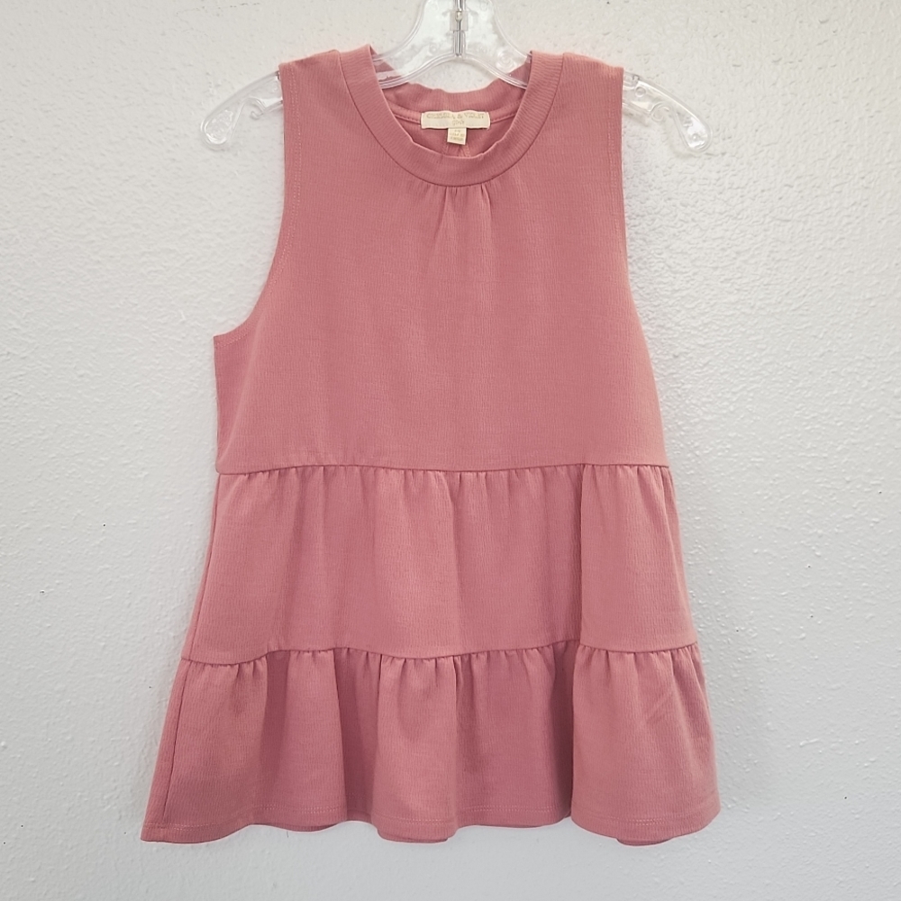 Chelsea & Violet knit tiered kids / girls tank